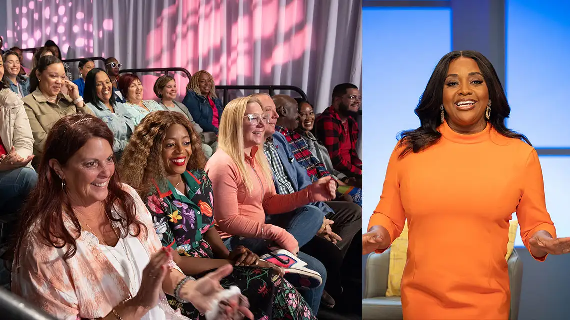 Sherri Shepherd on a set